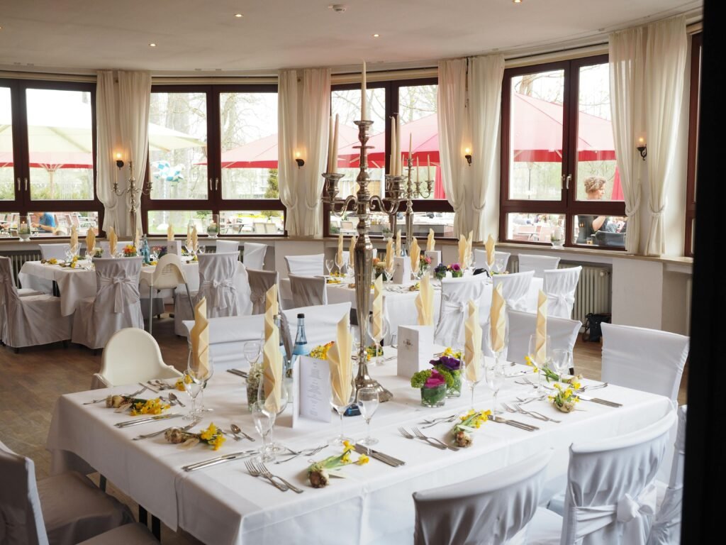 Table of wedding in Morocco